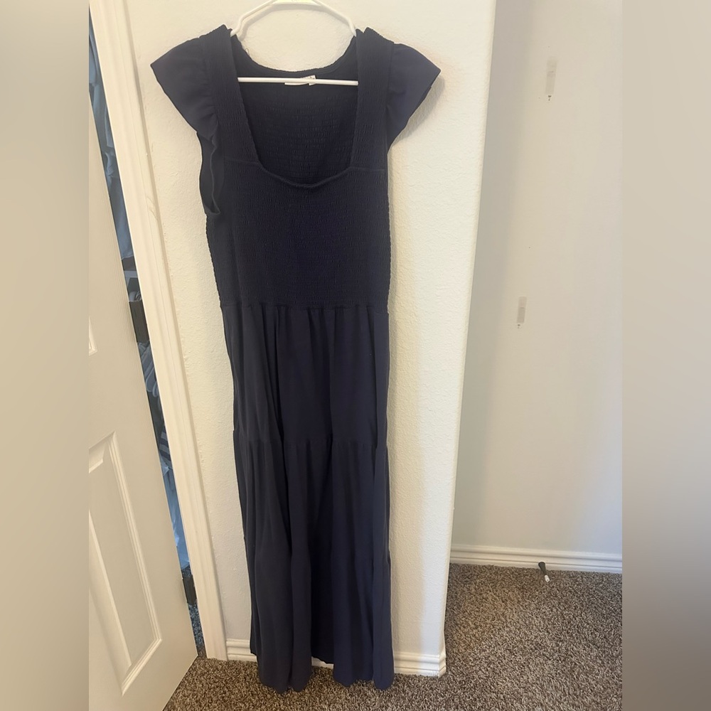 Lucky Brand Dark Blue Maxi Dress